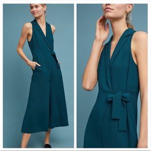 Holly Green Maeve Seymour Tie-Waist Jumpsuit